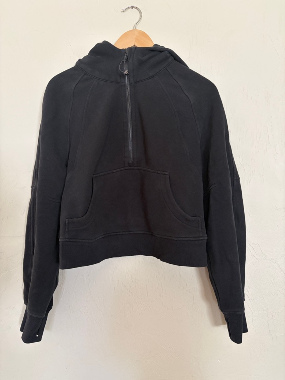 Lululemon Black Scuba Oversized Half-Zip Hoodie. Great Condition! Xs/S